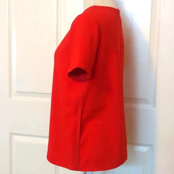 Tory Burch Keyhole Red Blouse - Picture 4 of 6